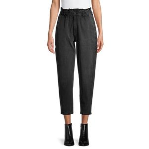 No Boundaries High Waist Paperbag Mom Jeans